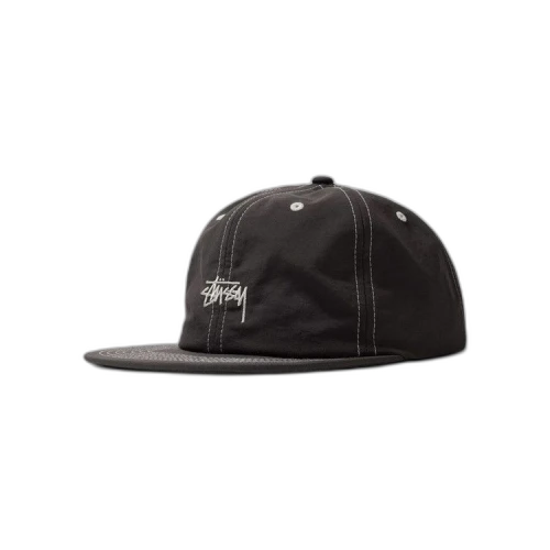 Stussy Nylon OX Stock Cap 'Charcoal'