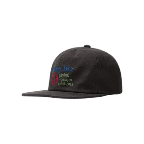 Stussy Global Strapback Cap 'Charcoal'