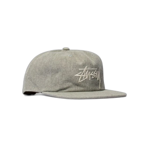 Stussy Beach Canvas Cap 'Grey'