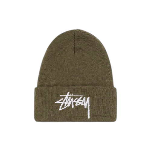 Stussy Big Stock Cuff Beanie 'Olive'