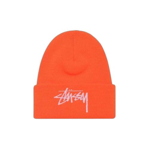 Stussy Big Stock Cuff Beanie 'Orange'