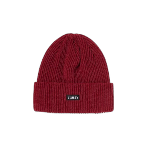 Stussy Small Patch Watchcap Beanie 'Cardinal'