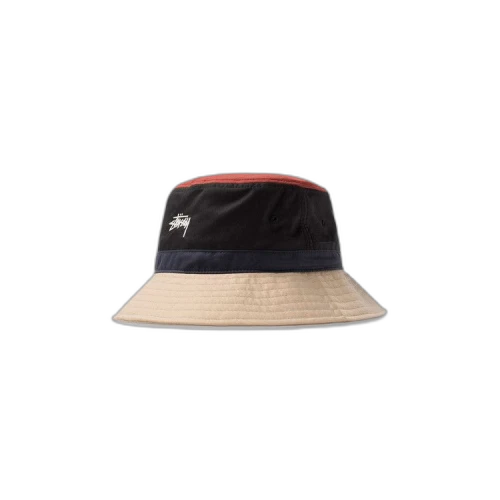 Stussy Color Block Bucket Hat 'Black'