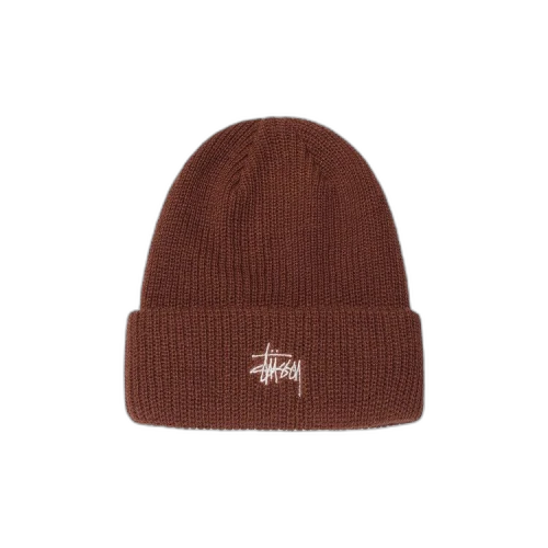 Stussy Basic Cuff Beanie 'Brick'