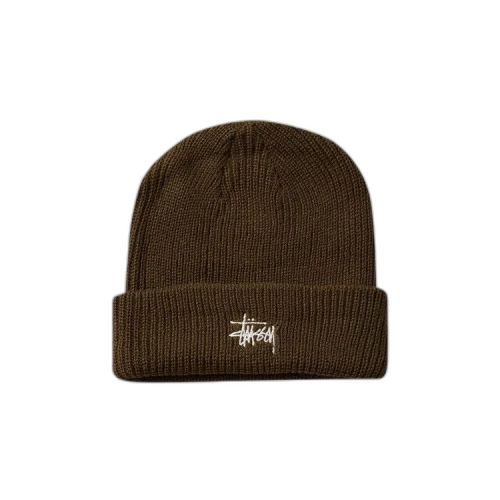Stussy Basic Cuff Beanie 'Brown'
