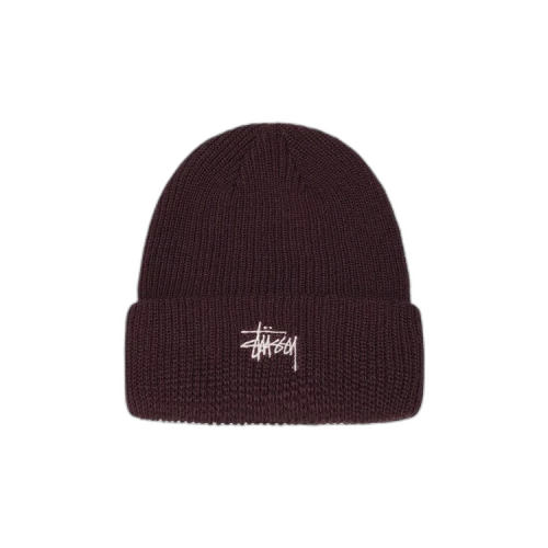 Stussy Basic Cuff Beanie 'Burgundy'