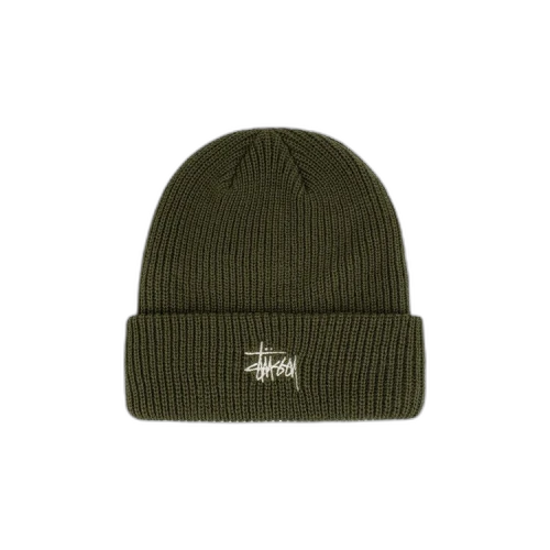 Stussy Basic Cuff Beanie 'Olive'