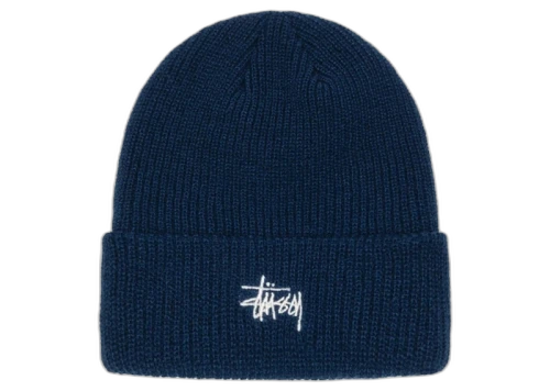 Stussy Basic Cuff Beanie Blueberry