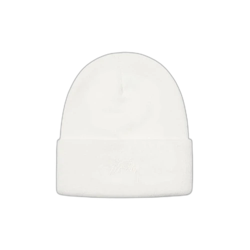 Stussy Stock Cuff Beanie 'Bone'