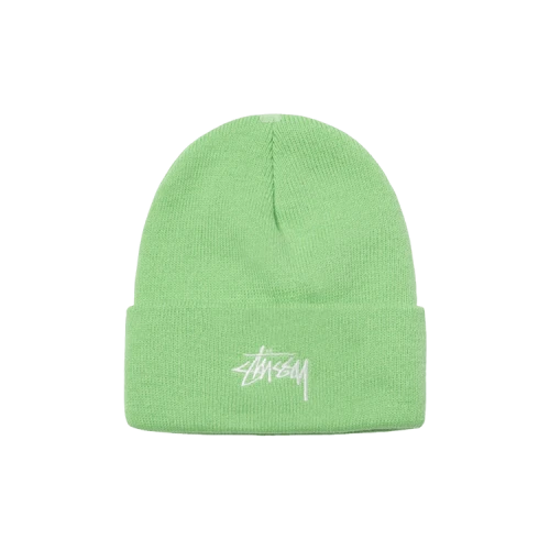 Stussy Stock Cuff Beanie 'Bright Green'