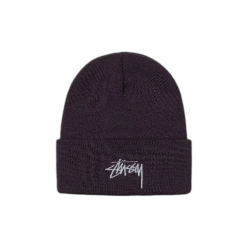 Stussy Stock Cuff Beanie 'Eggplant'