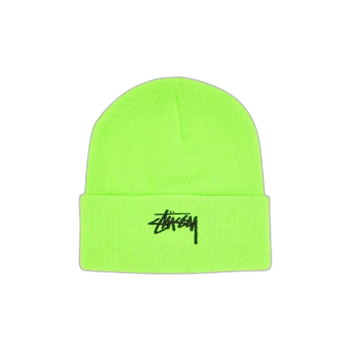 Stussy Stock Cuff Beanie 'Flo Green'