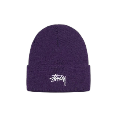 Stussy Stock Cuff Beanie 'Grape'