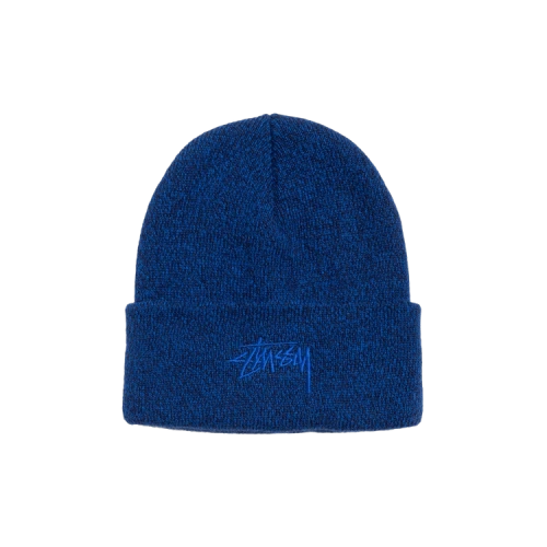 Stussy Cuff Beanie Stock 'Marled Blue'