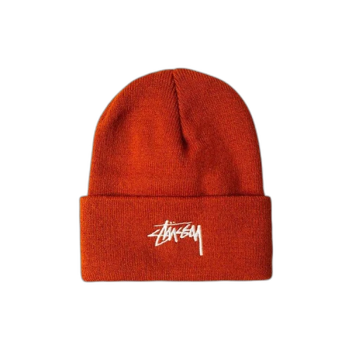 Stussy Basic Cuff Beanie Orange