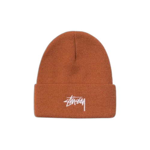Stussy Stock Cuff Beanie 'Rust'