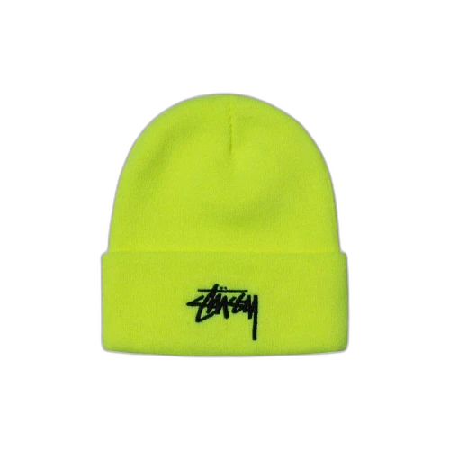 Stussy Stock Cuff Beanie 'Safety Yellow'