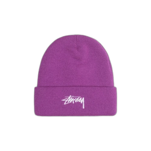 Stussy Stock Cuff Beanie 'Violet'