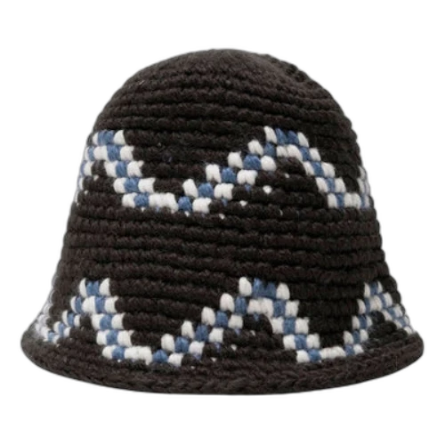 Stussy Giza Knit Bucket Hat 'Black'