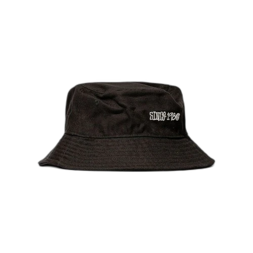 Stussy Canvas Wide Brim Bucket Hat 'Black'