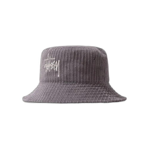 Stussy Corduroy Big Basic Bucket Hat 'Lavender'