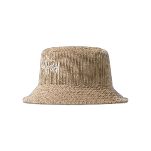 Stussy Corduroy Big Basic Bucket Hat 'Maple'