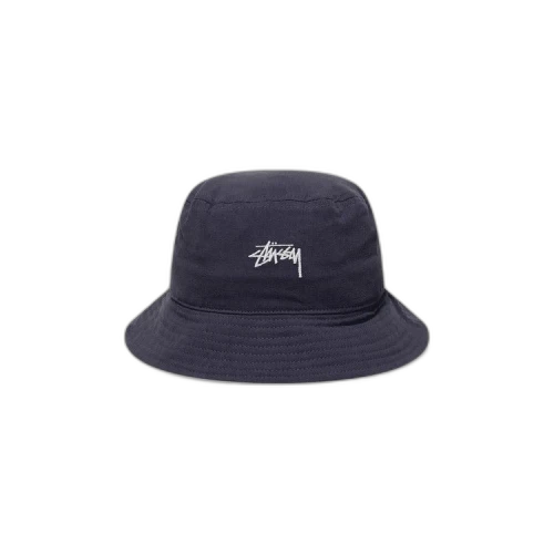 Stussy Basic Logo Bucket 'Navy'
