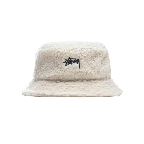 Stussy Sherpa Bucket Hat 'Oatmeal'