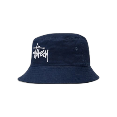 Stussy Brushed Big Basic Bucket Hat 'Navy'
