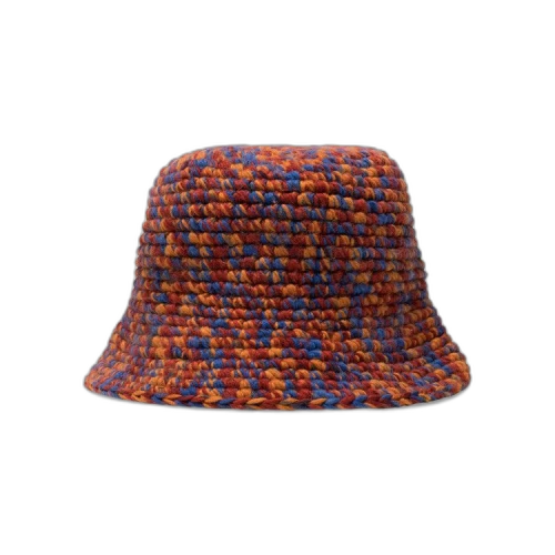 Stussy Melange Yarn Knit Bucket Hat 'Orange'
