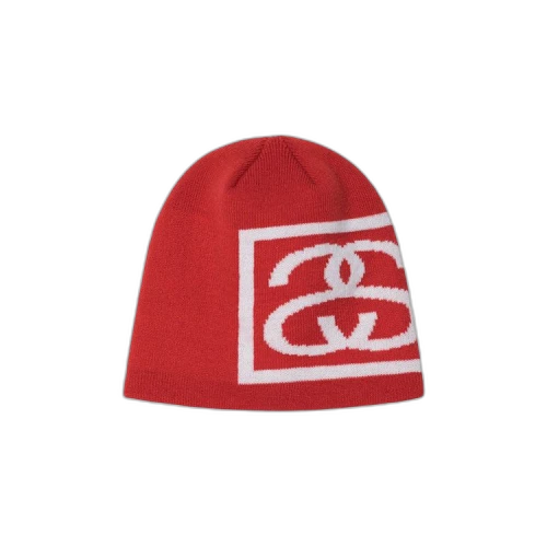 Stussy SS Link Skull Cap 'Red'