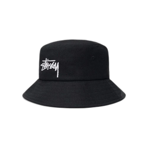 Stussy Big Stock Bucket Hat 'Black'