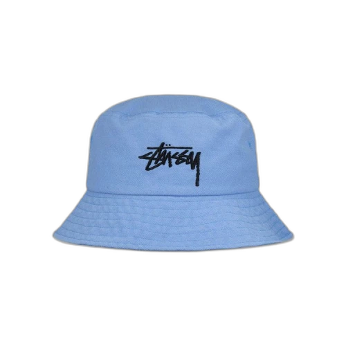 Stussy Big Stock Bucket Hat 'Baby Blue'