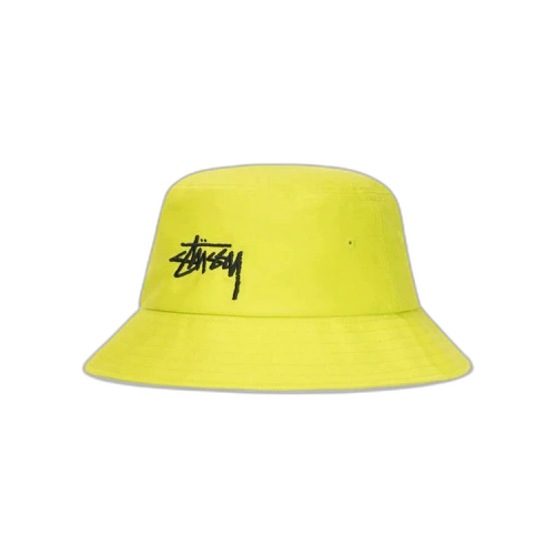 Stussy Big Stock Bucket Hat Lime