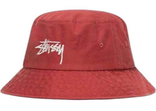 Stussy Big Stock Bucket Hat Orange