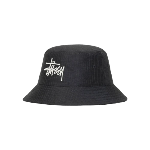 Stussy Grid Basic Bucket Hat 'Black'