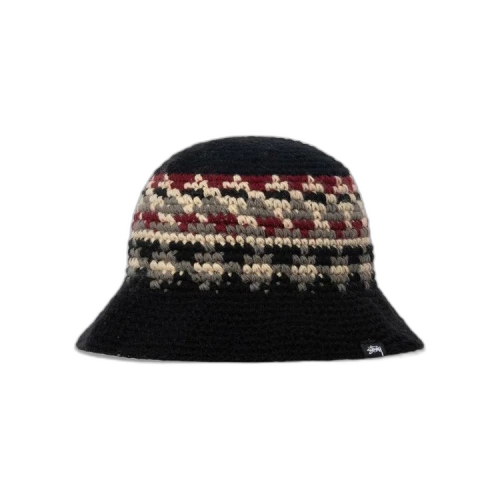 Stussy Fairisle Bucket Hat 'Black'
