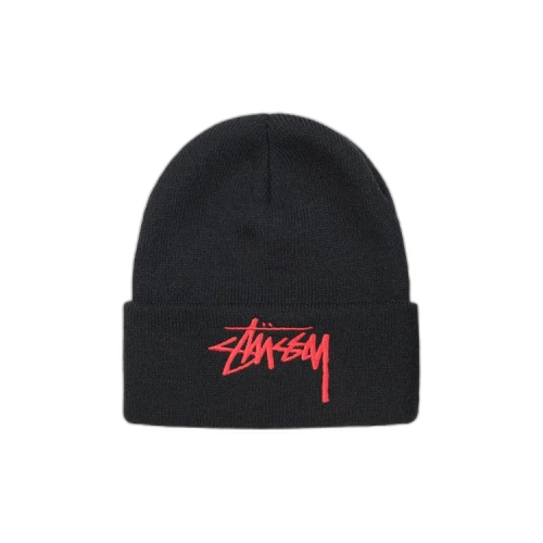Stussy Big Stock Cuff Beanie 'Black'