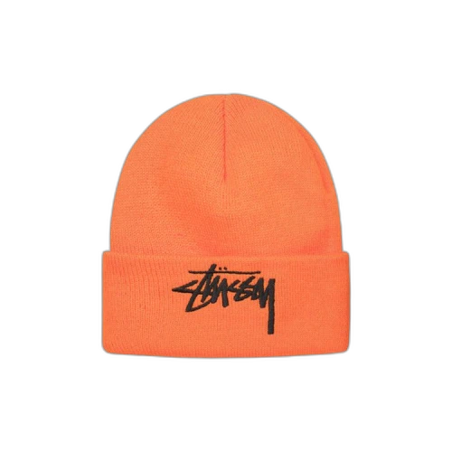 Stussy Big Stock Cuff Beanie 'Orange'