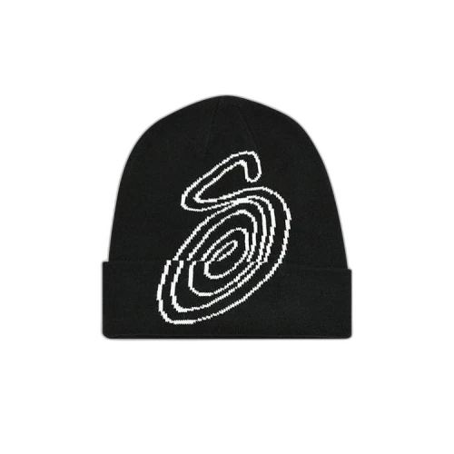 Stussy Swirl S Cuff Beanie 'Black'
