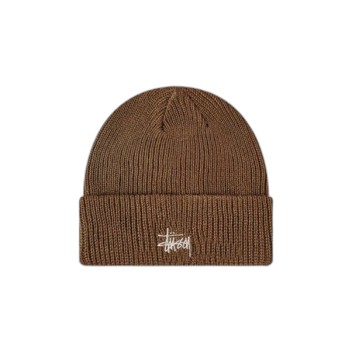 Stussy Basic Cuff Beanie 'Brown'
