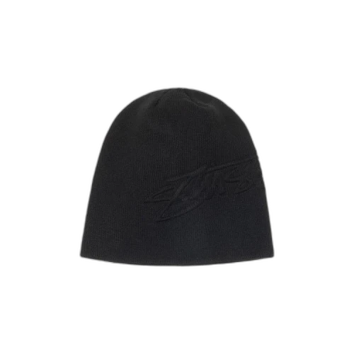 Stussy Embossed Smooth Stock Skullcap 'Black'