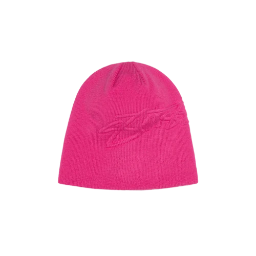 Stussy Embossed Smooth Stock Skullcap 'Hot Pink'
