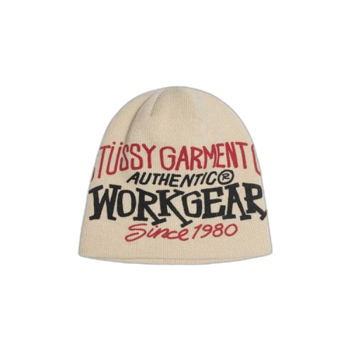 Stussy Workgear Print Skullcap 'Bone'