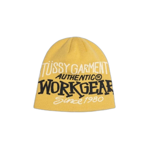 Stussy Workgear Print Skullcap 'Mustard'