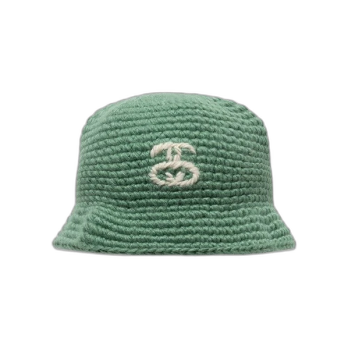Stussy SS Link Knit Bucket Hat 'Spruce'