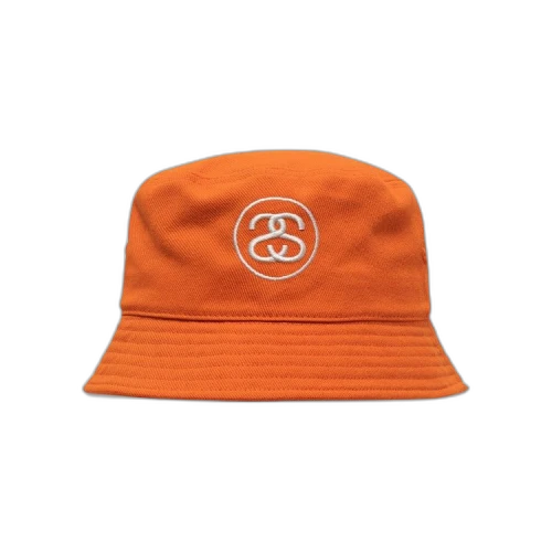 Stussy SS Link Deep Bucket Hat 'Orange'