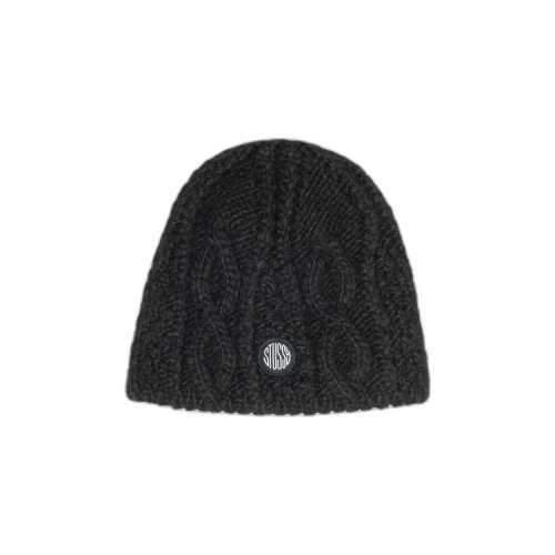 Stussy Cable Knit Skullcap Black