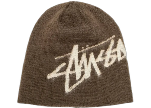 Stussy Brushed Out Stock Skullcap Brown