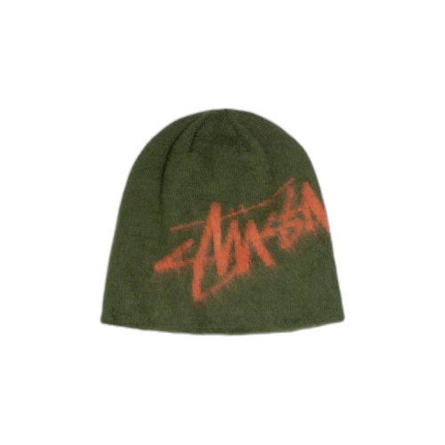Stussy Brushed Out Stock Skullcap 'Olive'